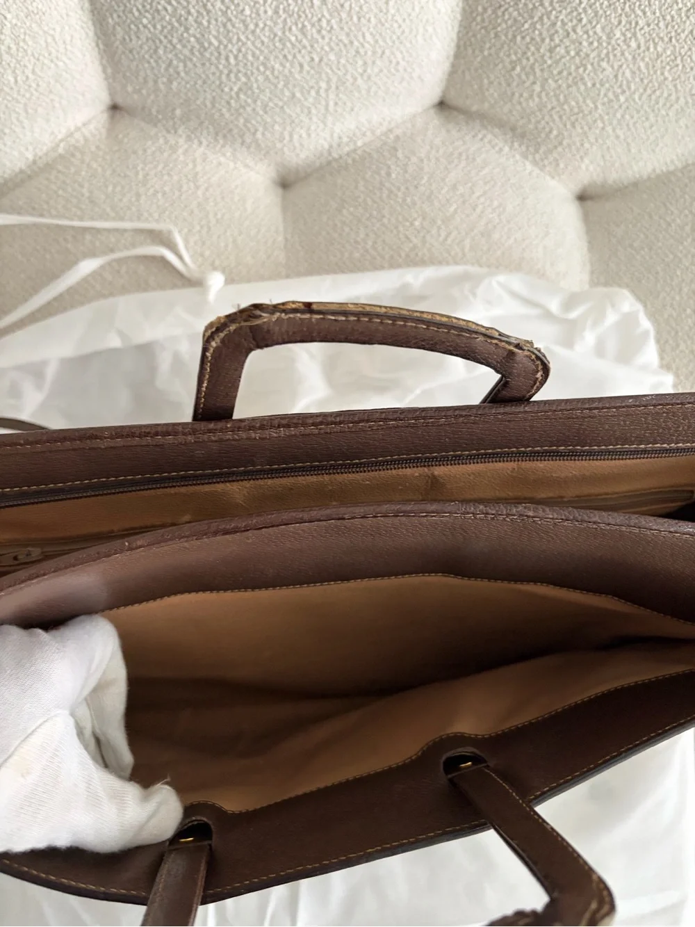 Vintage 1980s Gucci GG Supreme Portfolio / Briefcase